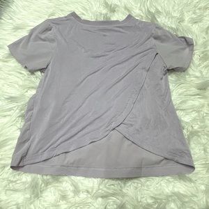 Adorable Eddie Bauer tee, asymmetrical back